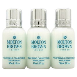 Molton Brown Kumudu - Soin complet cheveux volumisant - Set trio après-shampooing - 3 x 30 ml - Pour femmes