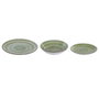 Home ESPRIT Service de Vaisselle Arabe Vert 18 Pièces