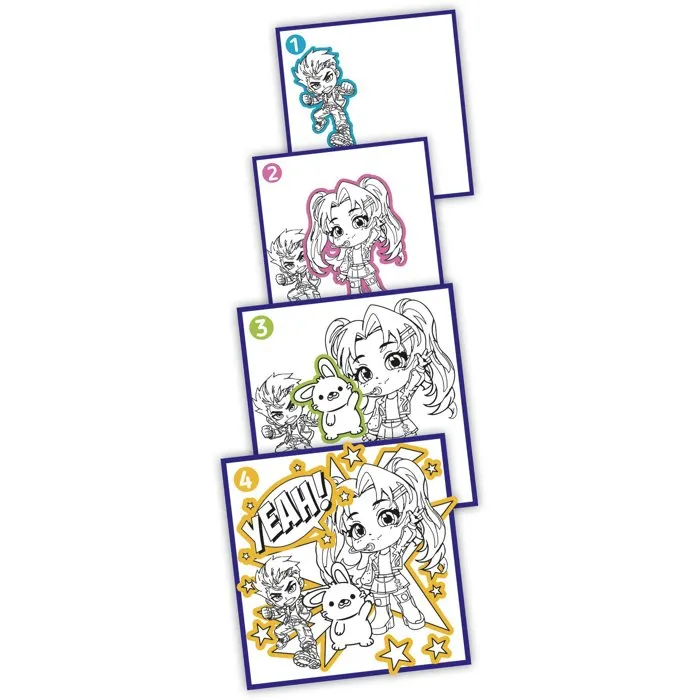 Lansay Magic Lign ZoomStory - Jeu de coloriage avec projecteur Lansay Magic Lign ZoomStory - Jeu de coloriage avec projecteur