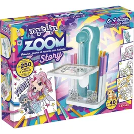 Lansay Magic Lign ZoomStory - Jeu de coloriage avec projecteur