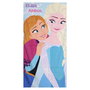 Disney Serviette de bain Frozen en coton - Taille 70x140 cm - 100% coton 250 g/m²