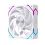 Einarex EX12C PWM A-RGB Ventilateur de Boîtier 120 mm Blanc - Refroidissement PC avec Illumination Adressable