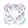 Einarex EX12C PWM A-RGB Ventilateur de Boîtier 120 mm Blanc - Refroidissement PC avec Illumination Adressable