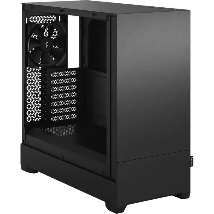 Fractal Design FD-C-POS1A-01 Boîtier PC ATX Pop Silent Noir avec Panneaux Silencieux, Ventilateurs, Prêt USB-C, Support 3 HDD & 6 SSD
