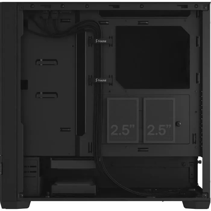 Fractal Design FD-C-POS1A-01 Boîtier PC ATX Pop Silent Noir avec Panneaux Silencieux, Ventilateurs, Prêt USB-C, Support 3 HDD & 6 SSD