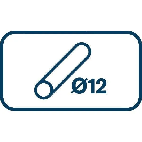 Rapid EG212 Pistolet à colle chaude 20W avec support ajustable, embout silicone et 4 bâtons de colle Ø12mm pour travaux de décoration et réparation