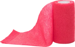 Covetrus Bande Cohesive Rouge 10 cm x 4,5 m