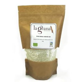 LA GRANA Riz Rond Blanc 1Kg Bio - Produit Écologique