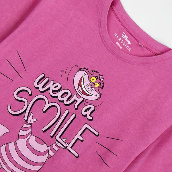 Cerdá Pyjama court Single Jersey Collection Disney Alicia en Fuchsia - Taille XS