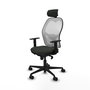 Chaise de Bureau Piqueras y Crespo 1D036N2 Noir
