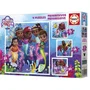 Educa Puzzles Progressifs Disney Ariel - Coffret 4 Puzzles Enfants 12, 16, 20 et 25 Pièces - À Partir de 3 Ans