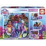 Educa Puzzles Progressifs Disney Ariel - Coffret 4 Puzzles Enfants 12, 16, 20 et 25 Pièces - À Partir de 3 Ans