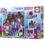 Educa Puzzles Progressifs Ariel - Lot de 4 puzzles (12, 16, 20 et 25 pièces)