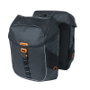 Basil Miles Tarpaulin Sacoches de vélo imperméables 34 L Noir/Orange