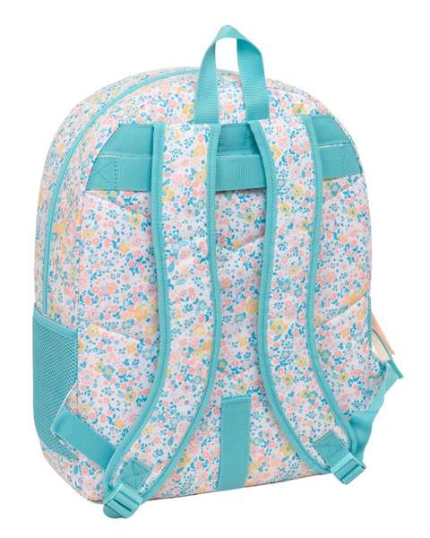 Safta Mochila Adapt.Carro Moos "Fiori" Sac à dos adapté aux chariots, Dimensions: 33 x 42 x 14 cm, Âge recommandé: 3 ans