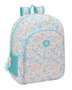 Safta Mochila Adapt.Carro Moos "Fiori" Sac à dos adapté aux chariots, Dimensions: 33 x 42 x 14 cm, Âge recommandé: 3 ans