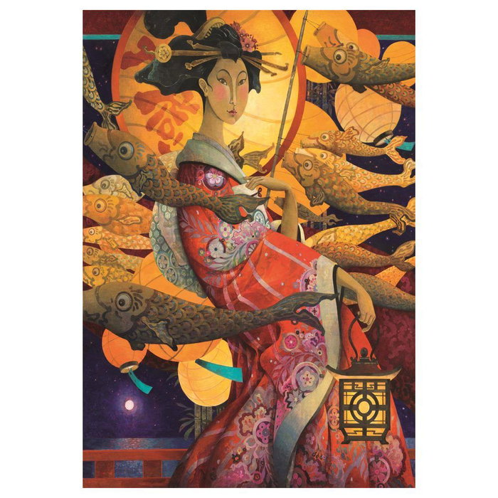 CLEMENTONI Puzzle Koinobori Dance 1500 pièces