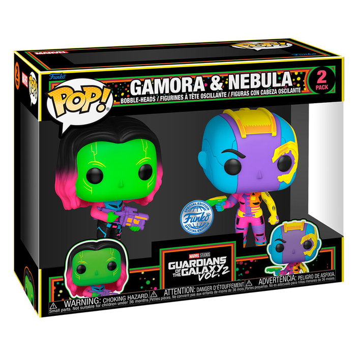 FUNKO Pop Marvel Gardiens de la Galaxie Blister 2 figurines Gamora & Nebula Exclusive