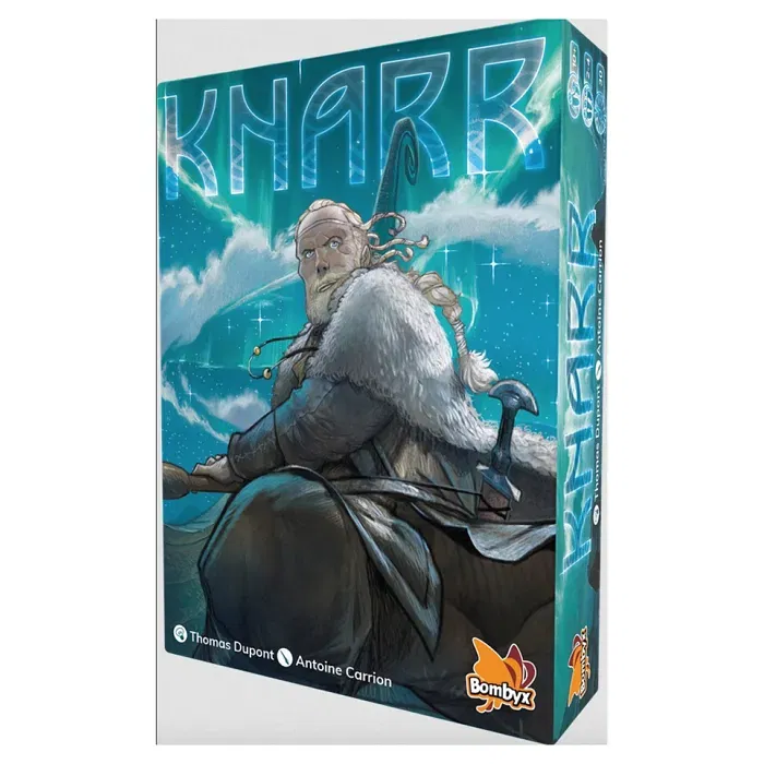 Asmodee Knarr Jeu de Stratégie Viking - Plateau, Cartes, Pions - Gestion d'Équipage et Exploration - Version Française