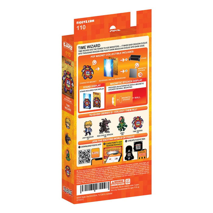 FiGGYZ Aimant de collection Yu-Gi-Oh! Time Wizard 11 cm