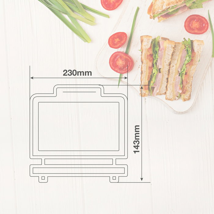Väline Sandwichera grill Babine 850W Väline Sandwichera grill Babine 850W