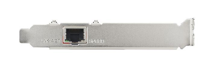 Asus XG-C100C Carte réseau PCIe 10 Gb/s (10GBase-T) avec compatibilité descendante 5/2,5/1 Gb/s et 100 Mbps, port RJ45 et QoS intégrée pour gaming