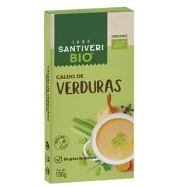 Santiveri Caldo Végétal Bio 10 Pastilles - Bouillon Légumes Sans Glutamate