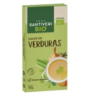 Santiveri Caldo Végétal Bio 10 Pastilles - Bouillon Légumes Sans Glutamate Santiveri Caldo Végétal Bio 10 Pastilles - Bouillon Légumes Sans Glutamate