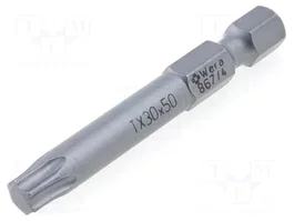 WERA Embout de tournevis Torx® TX30 1/4 inch 50 mm