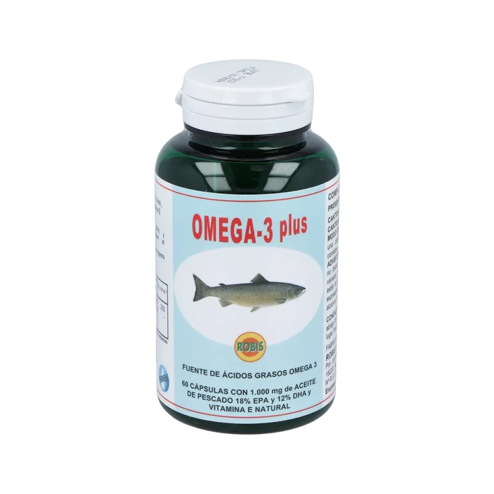 ROBIS Omega 3 Plus 60 capsules – Source d'acides gras EPA et DHA ROBIS Omega 3 Plus 60 capsules – Source d'acides gras EPA et DHA