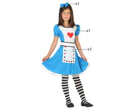 Atosa Déguisement Alicia Enfant Bleu