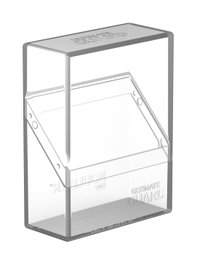 Ultimate Guard Boulder Deckcase 40+ Boîte de rangement pour cartes à jouer standard, capacité jusqu'à 40 cartes double protection, dimensions 76x98.5x35 mm