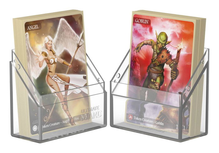 Ultimate Guard Boulder Deckcase 40+ Boîte de rangement pour cartes à jouer standard, capacité jusqu'à 40 cartes double protection, dimensions 76x98.5x35 mm