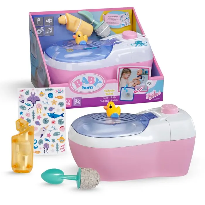 Zapf Creation BABY BORN Toilettes jouet avec sons et lumières
