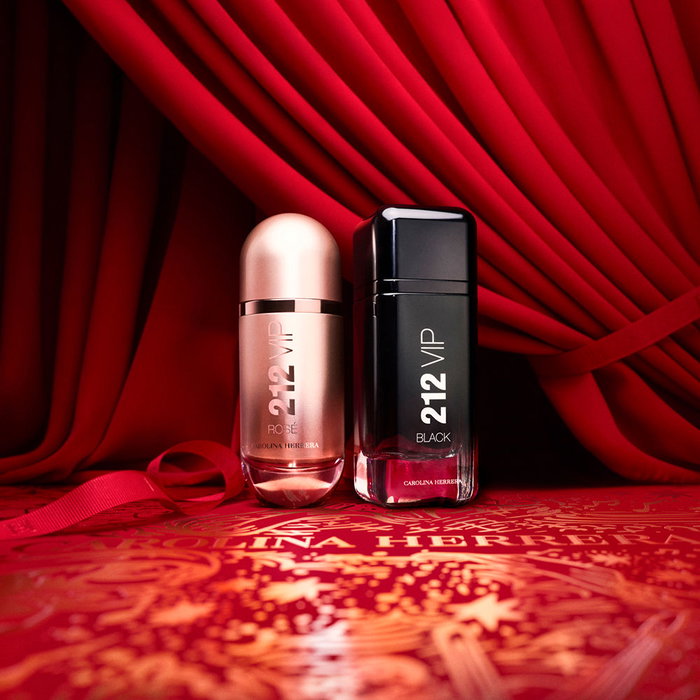 Carolina Herrera Coffret 212 VIP Rosé 3 pièces - Eau de Parfum 80ml + Lait Corps 100ml + Eau de Parfum 10ml