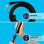 Grohe Flexible de douche VitalioFlex Trend, 1,5 m, Noir mat