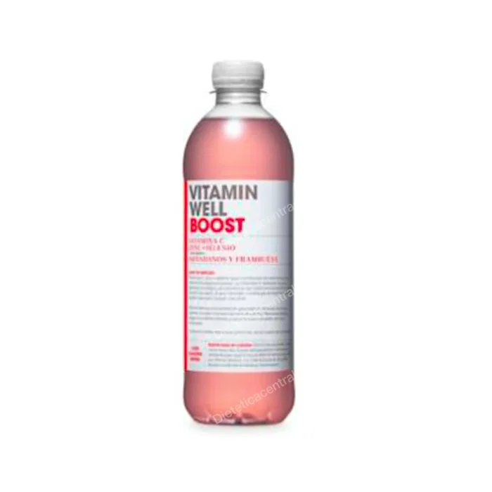 Vitamin Well Boisson Vitaminée Boost Arandano 500 ml - Avec Vitamine C, Zinc, Sélénium - Aide le Système Immunitaire - 500ml Vitamin Well Boisson Vitaminée Boost Arandano 500 ml - Avec Vitamine C, Zinc, Sélénium - Aide le Système Immunitaire - 500ml