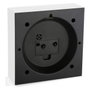 Pendule Réveil Plastique (6,5 x 16,5 x 16,5 cm) Gris