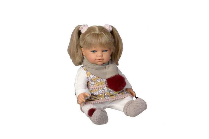 Jesmar Poupée Encantos Filles 42 cm - Modèles assortis - Boîte multilingue (espagnol, français, anglais, portugais, italien)