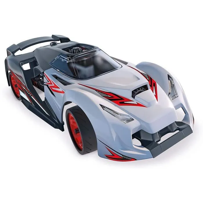 Clementoni Science & Jeu Hypercar - Voiture de Course à Construire pour Enfants - Kit avec Autocollants - À Partir de 8 Ans