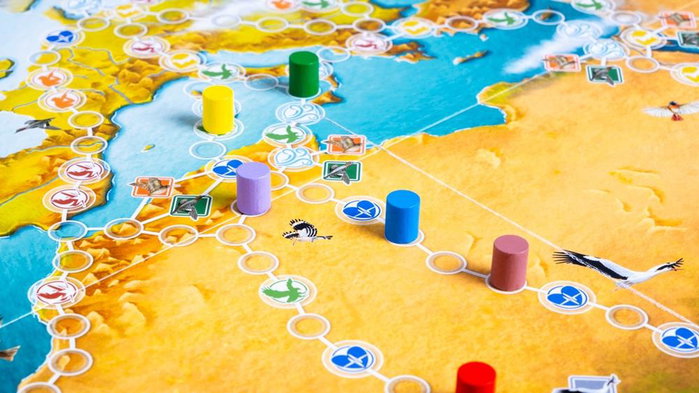 Tranjis Games Sl Jeu de Société La Grande Migration – Stratégique et Éducatif pour 2 à 8 Joueurs dès 8 Ans