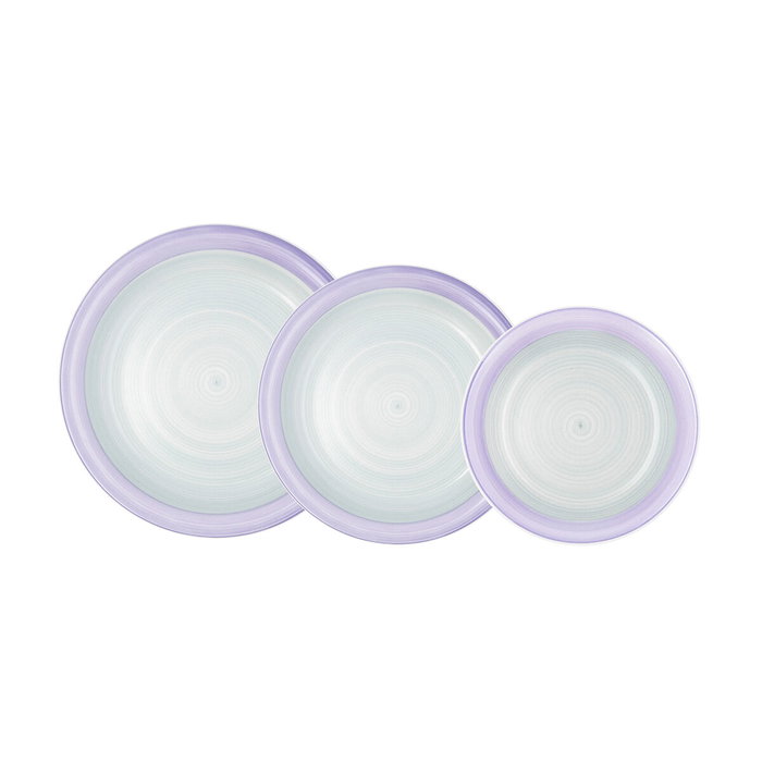 Quid Assiettes Kaleido Céramique 18 Pièces Quid Assiettes Kaleido Céramique 18 Pièces