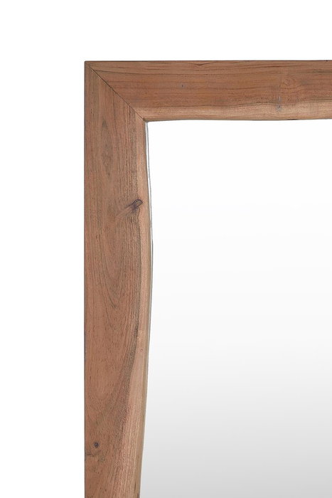 GINER Y COLOMER Miroir en Bois de Mango Marron avec Cadre en Acacia Naturel - Miroir Artisanal