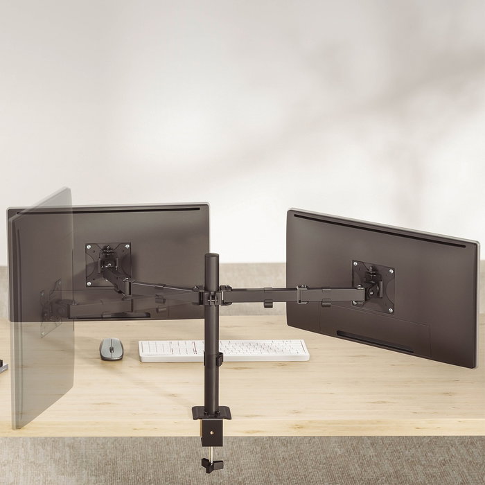 Holmios Support TV/Moniteur à double bras articulé 17-27 pouces