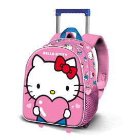 Karactermania Hello Kitty Moch. Trolley 3D Pq. He 34x26x13cm - Sac à dos avec roues rose 36 mois+ Polyester EVA