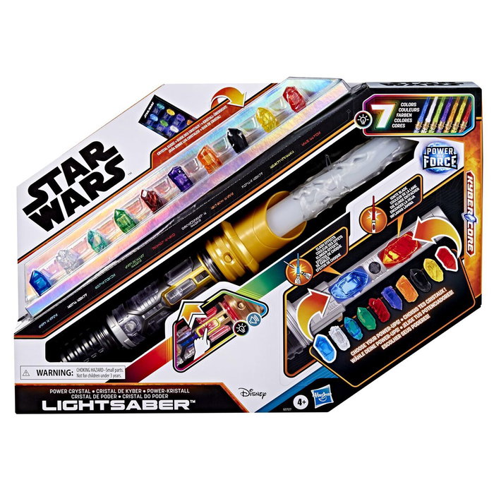 Hasbro Star Wars Sabre laser Cristal Kyber avec 10 cristaux Hasbro Star Wars Sabre laser Cristal Kyber avec 10 cristaux