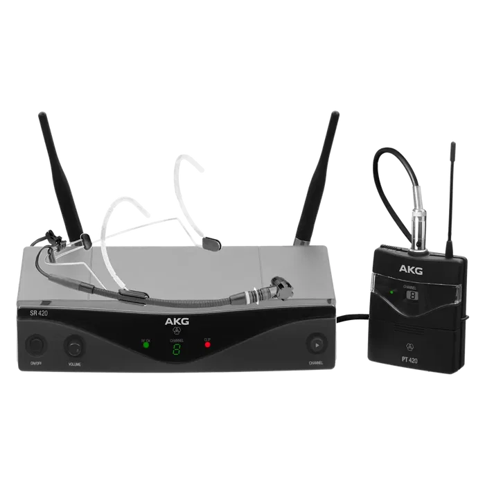 AKG U1 Système Micro-cravate Sans Fil UHF avec Récepteur