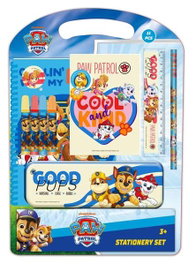 Safta - Set d'écriture Paw Patrol "Cool" avec ardoise, tableau blanc et accessoires - 27 x 37.5 x 3 cm - Pour enfants à partir de 3 ans
