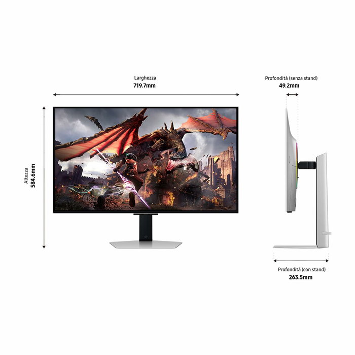Monitor Gaming Samsung LS32DG802SUXEN 4K Ultra HD 32"