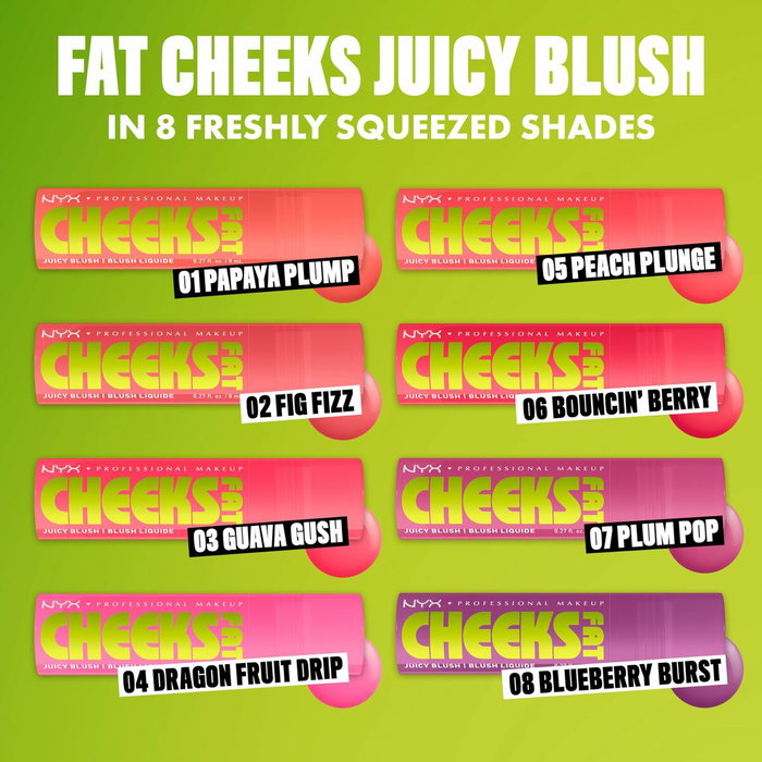 Nyx Professional Make Up FAT CHEEKS Blush liquide n° 01-Papaya Plump 8 ml